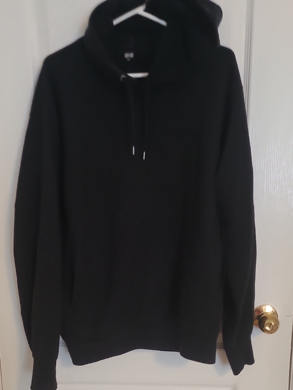 Uniqlo Black Men's Turtleneck Sweater with Drawcord